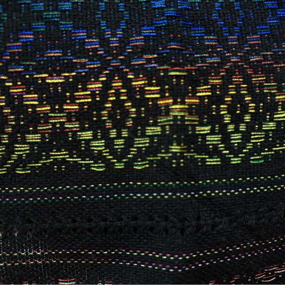 Paloma Embroidered Mexican Blouse with Hand Loom fabric. - Picture 5 of 8